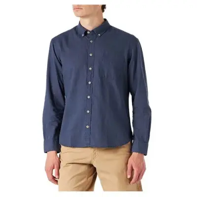 CAMEL ACTIVE CHEMISE LIN Marine — photo 1