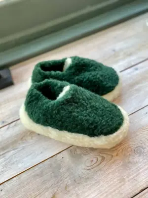 Chaussons Full vert foncé – Yoko — photo 3