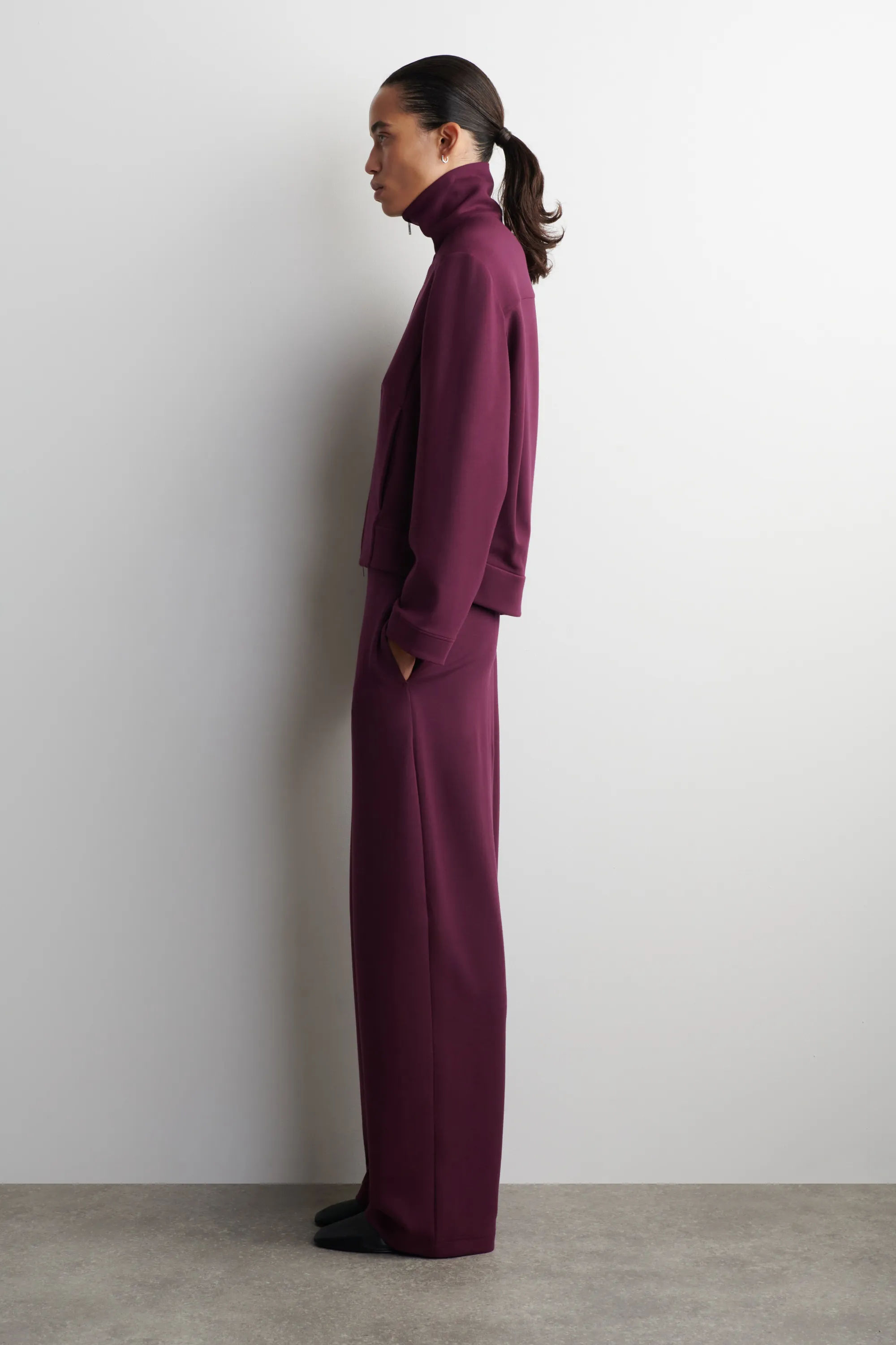 PANTALON DE JOGGING BARREL EN SCUBA - LIE-DE-VIN