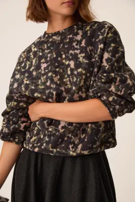 Sweat Shirt Jacinthe Camo — photo 2