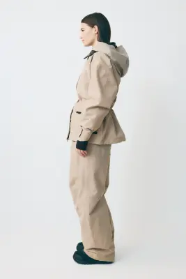 Veste de ski ThermoMove™ avec col - Beige — photo 5