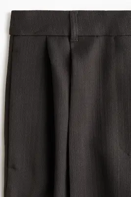 Pantalon de costume en laine mélangée - Gris foncé — photo 2