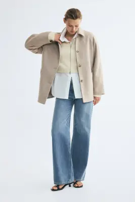 Manteau 3/4 - Taupe clair — photo 3