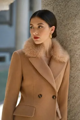Marcelle Coat - Beige — photo 3
