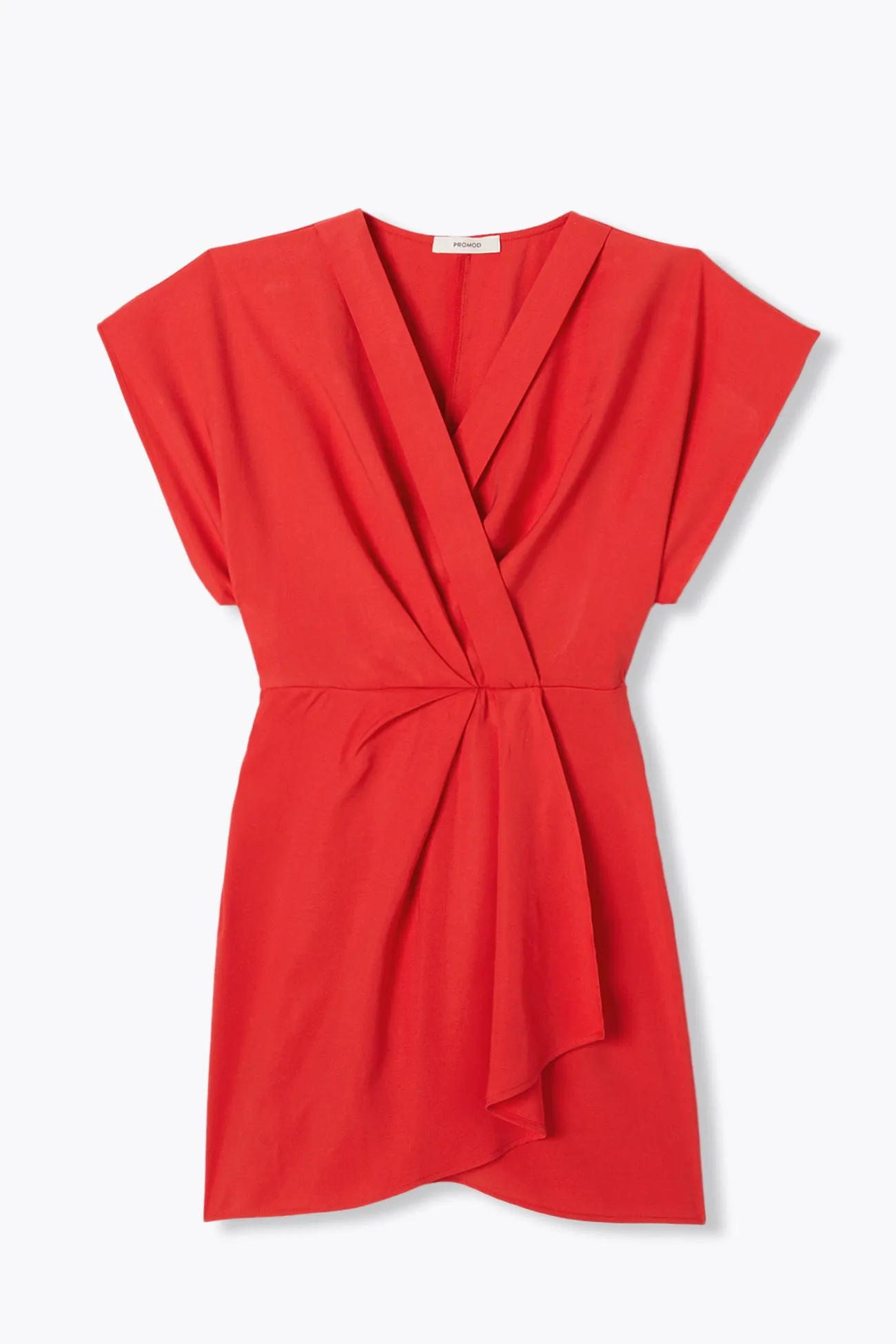 Robe courte drapée Femme
