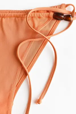 Bas de maillot Cheeky Tanga à nouer - Orange — photo 3