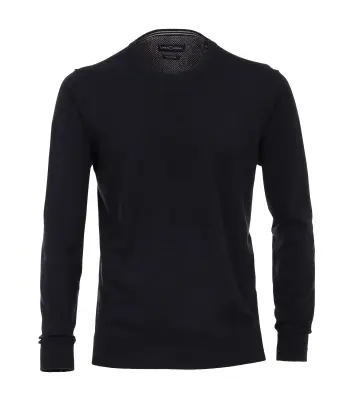 CASA MODA PULL COL ROND Marine — photo 2