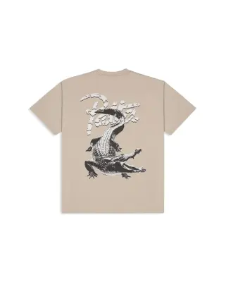 Patta Croco T-Shirt Oatmeal — photo 1