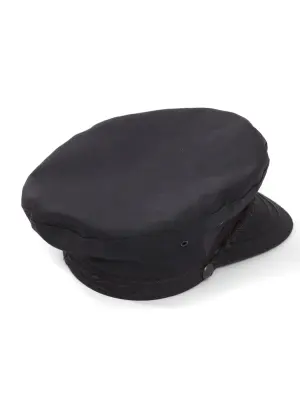 Casquette de marin en toile noire brodée Christian Dior lettres dorées Retrail price €750 Taille 57 — photo 3