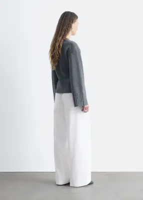 Cardigan cintré en maille - Gris foncé — photo 5