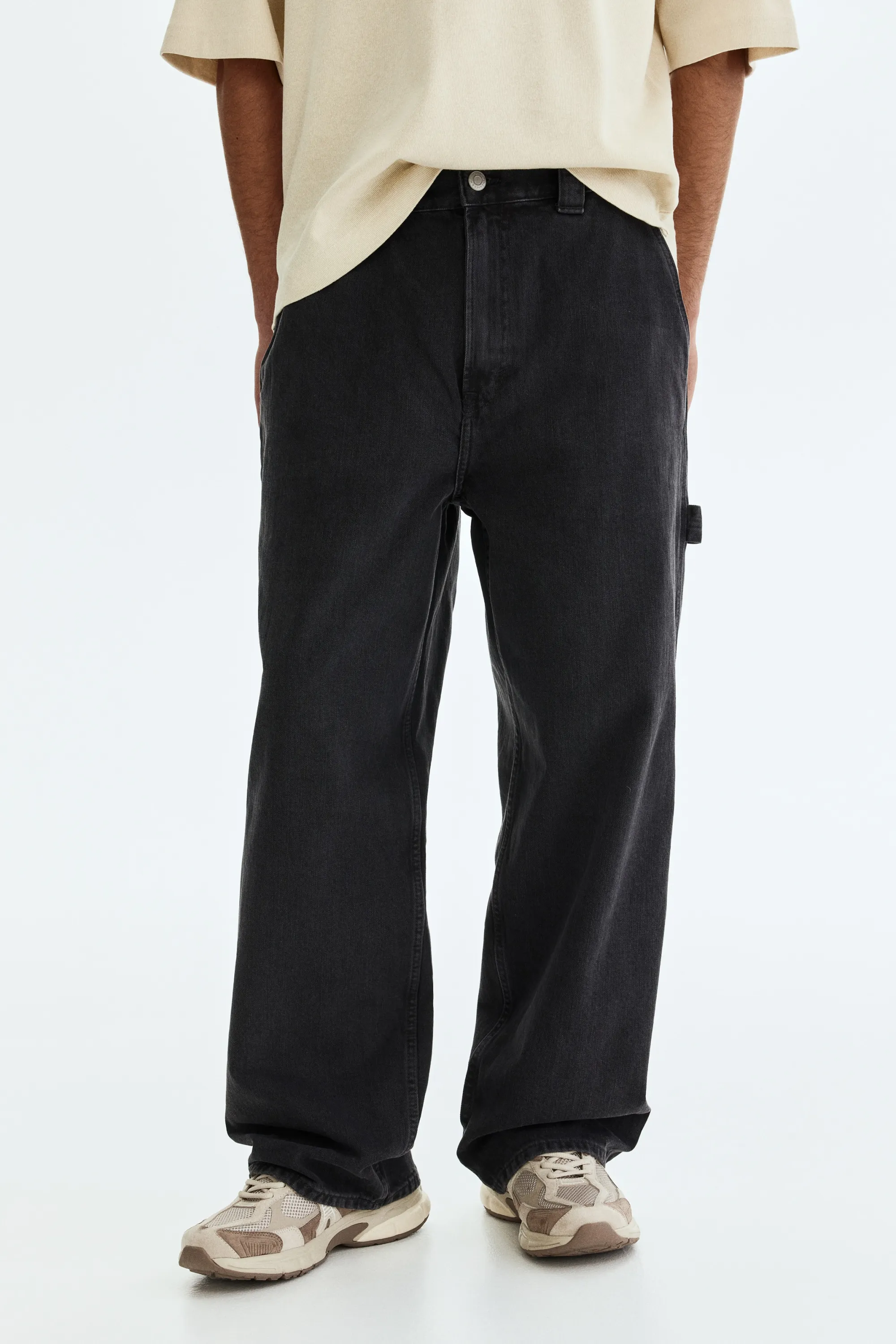 Jean baggy Carpenter - Noir denim