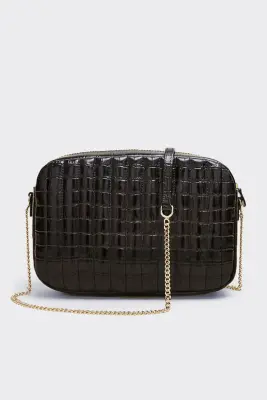 Sac Grand César noir embossé — photo 4