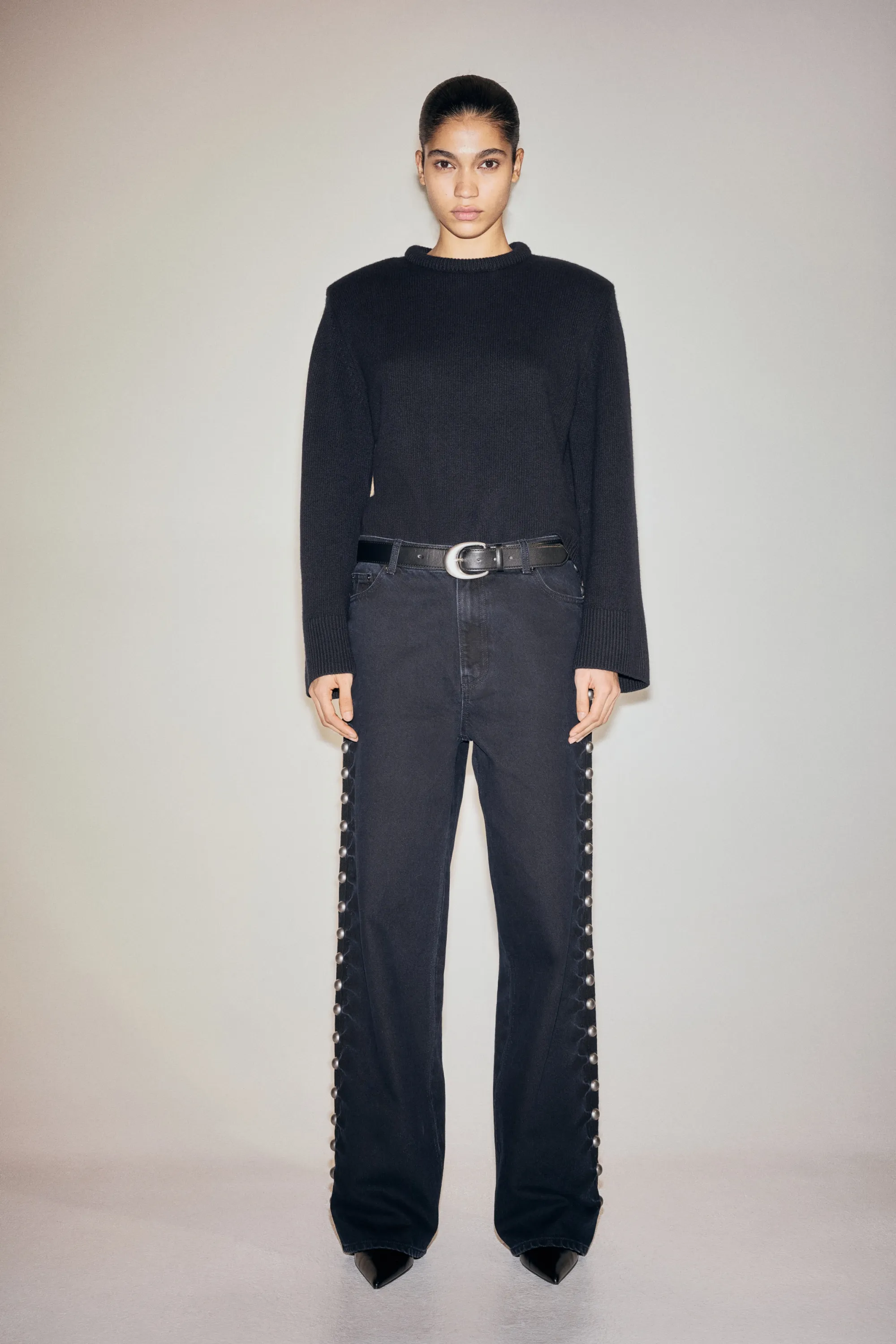 Pull en laine - Bleu marine