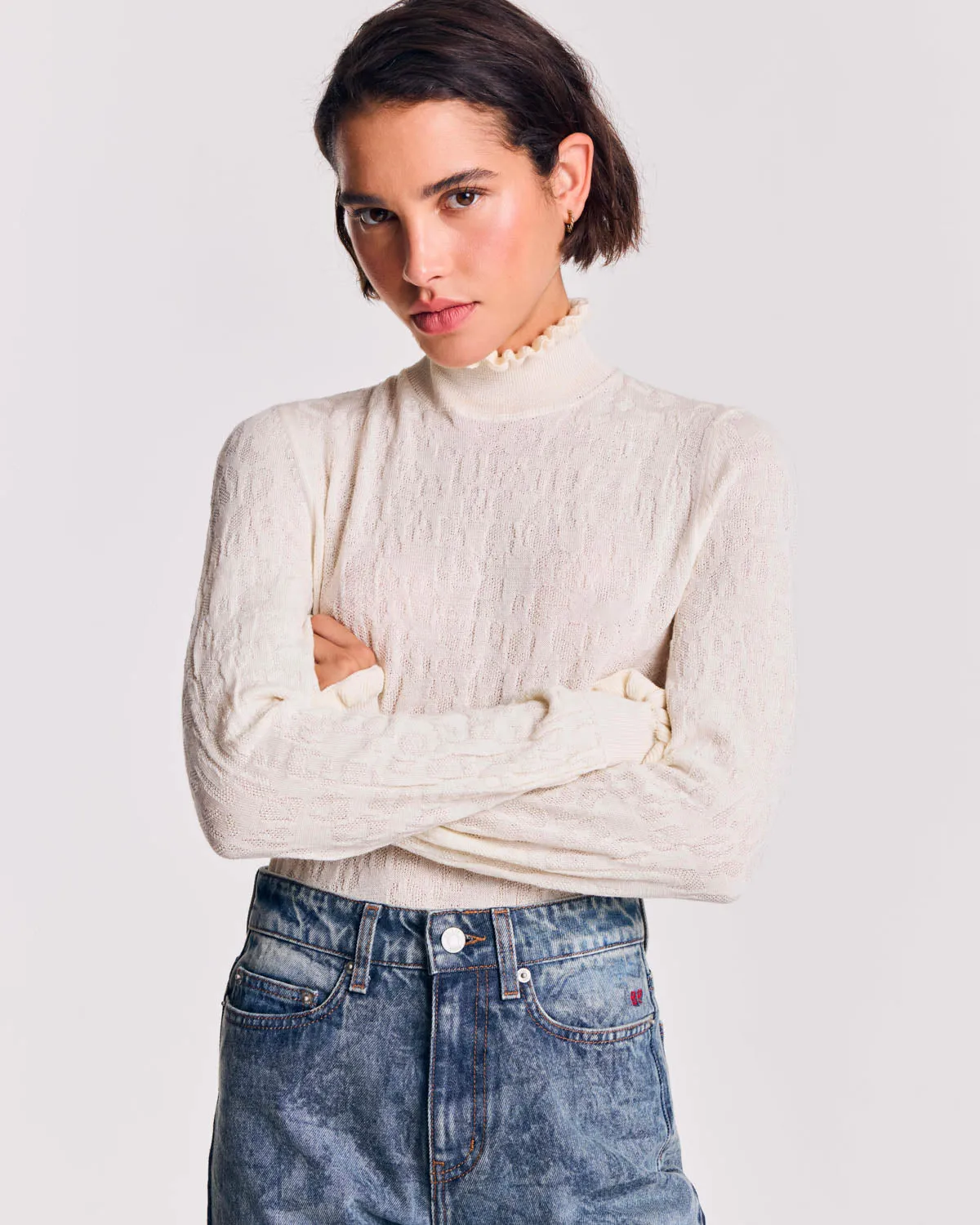 Pull Jasmine écru