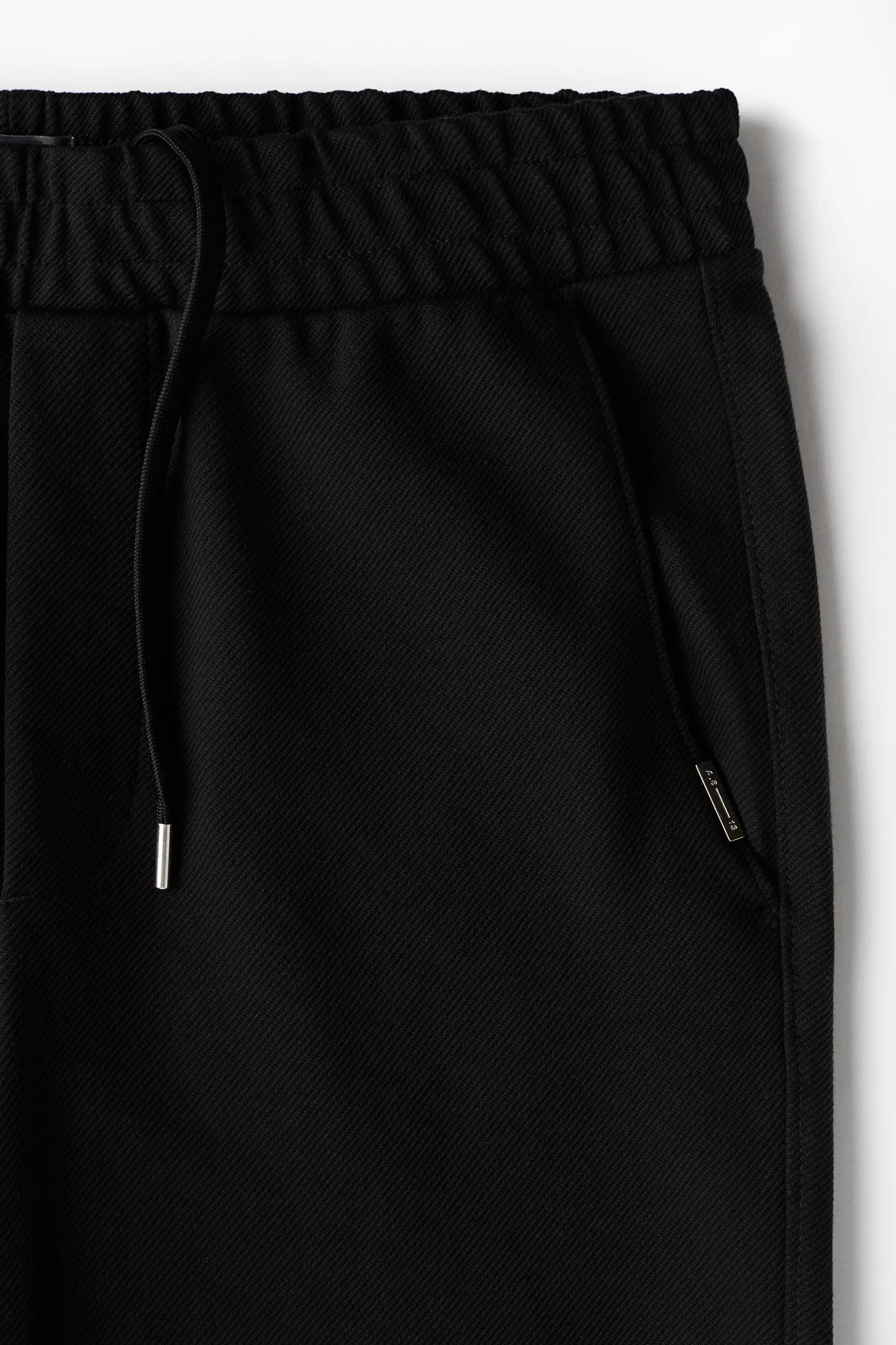 Pantalon jogger Slim Fit en twill - Noir