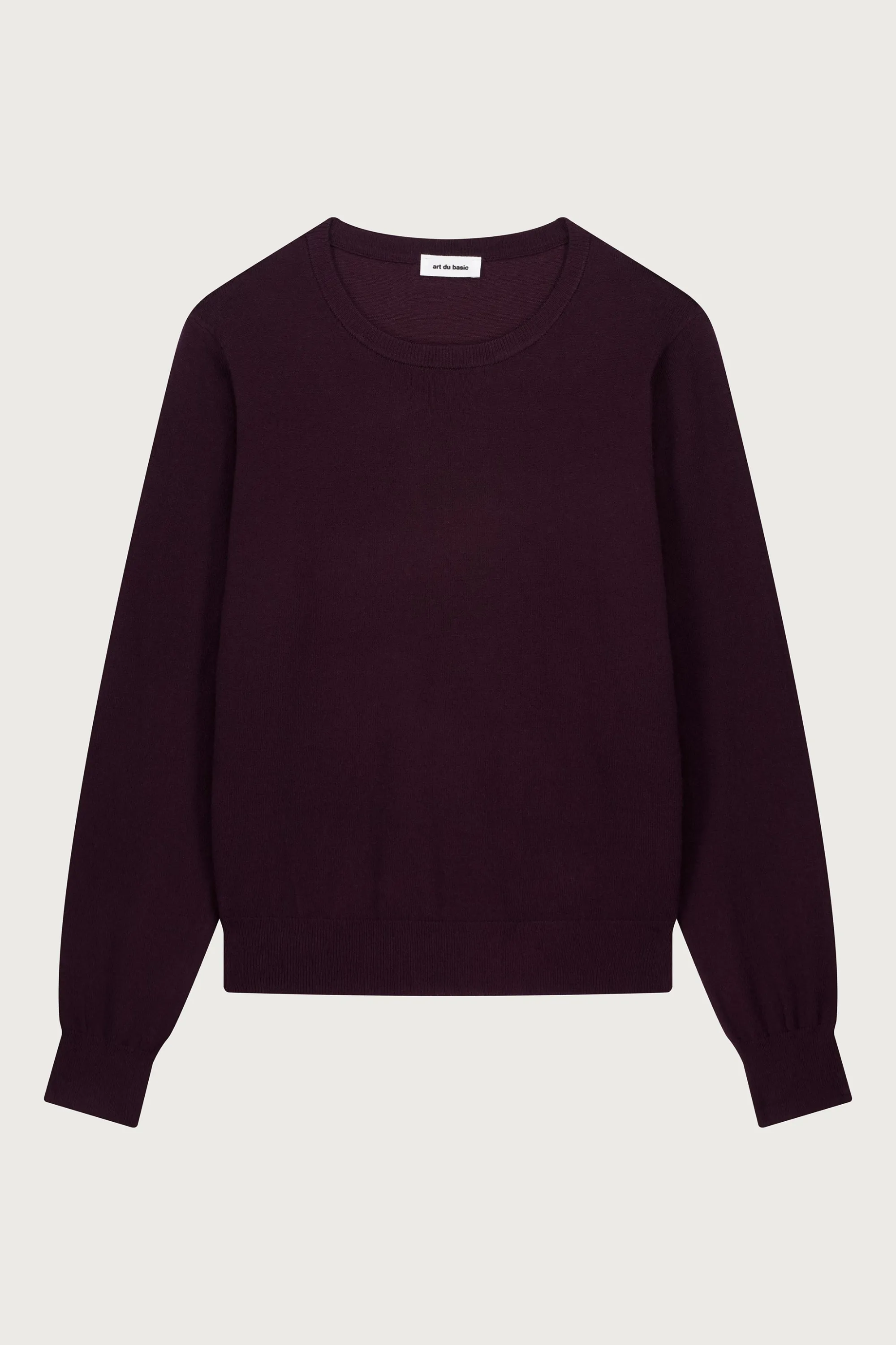 PULL COL ROND MAILLE FINE