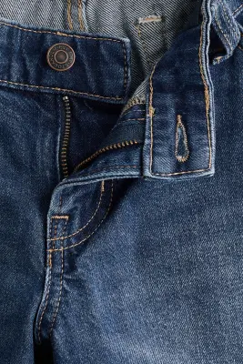 MAMA Wide Low Jeans - Bleu denim foncé — photo 4