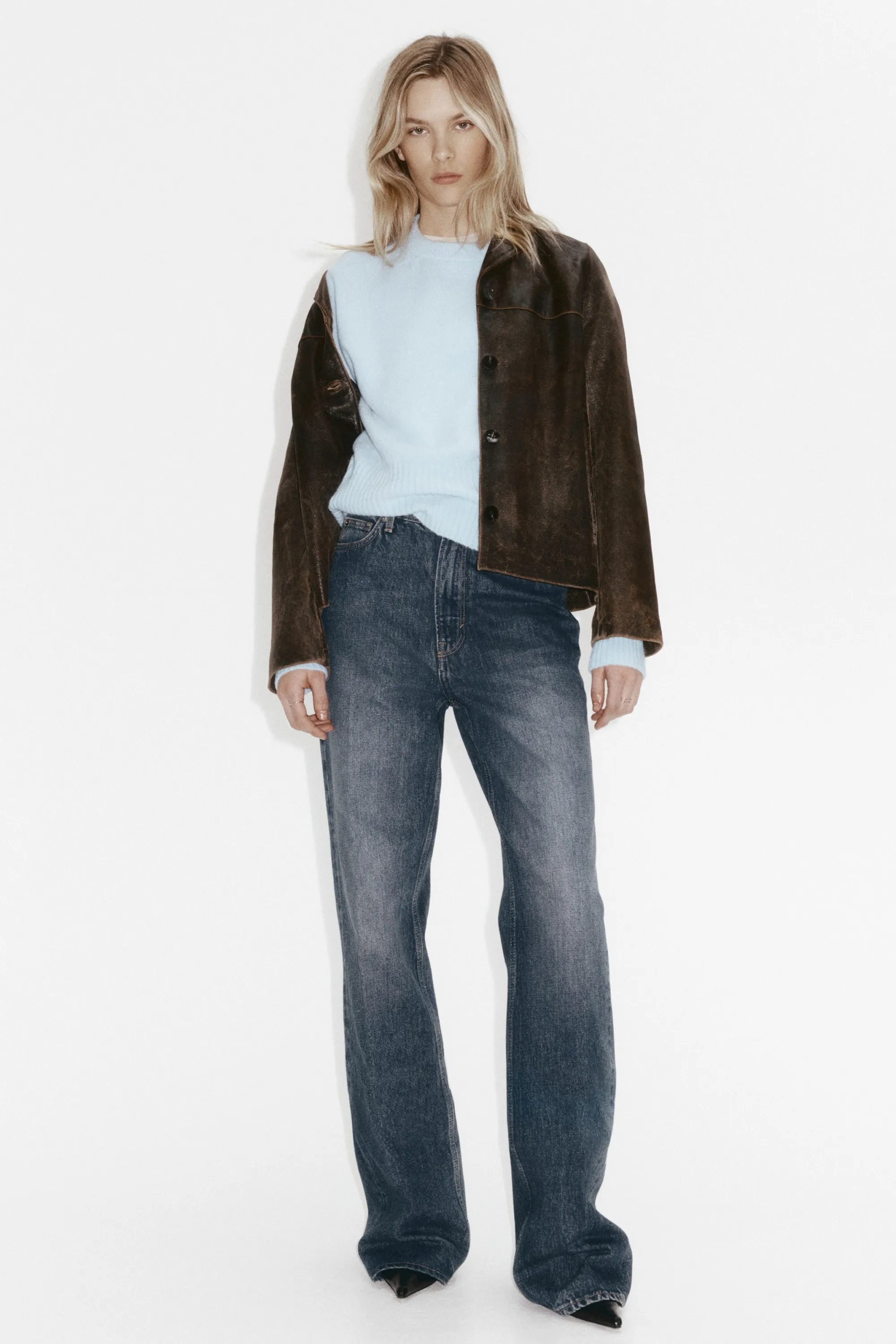 Pull oversize - Bleu clair