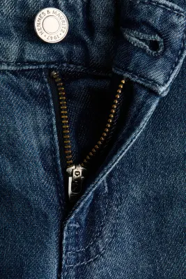 MAMA Wide Low Jeans - Bleu denim — photo 5