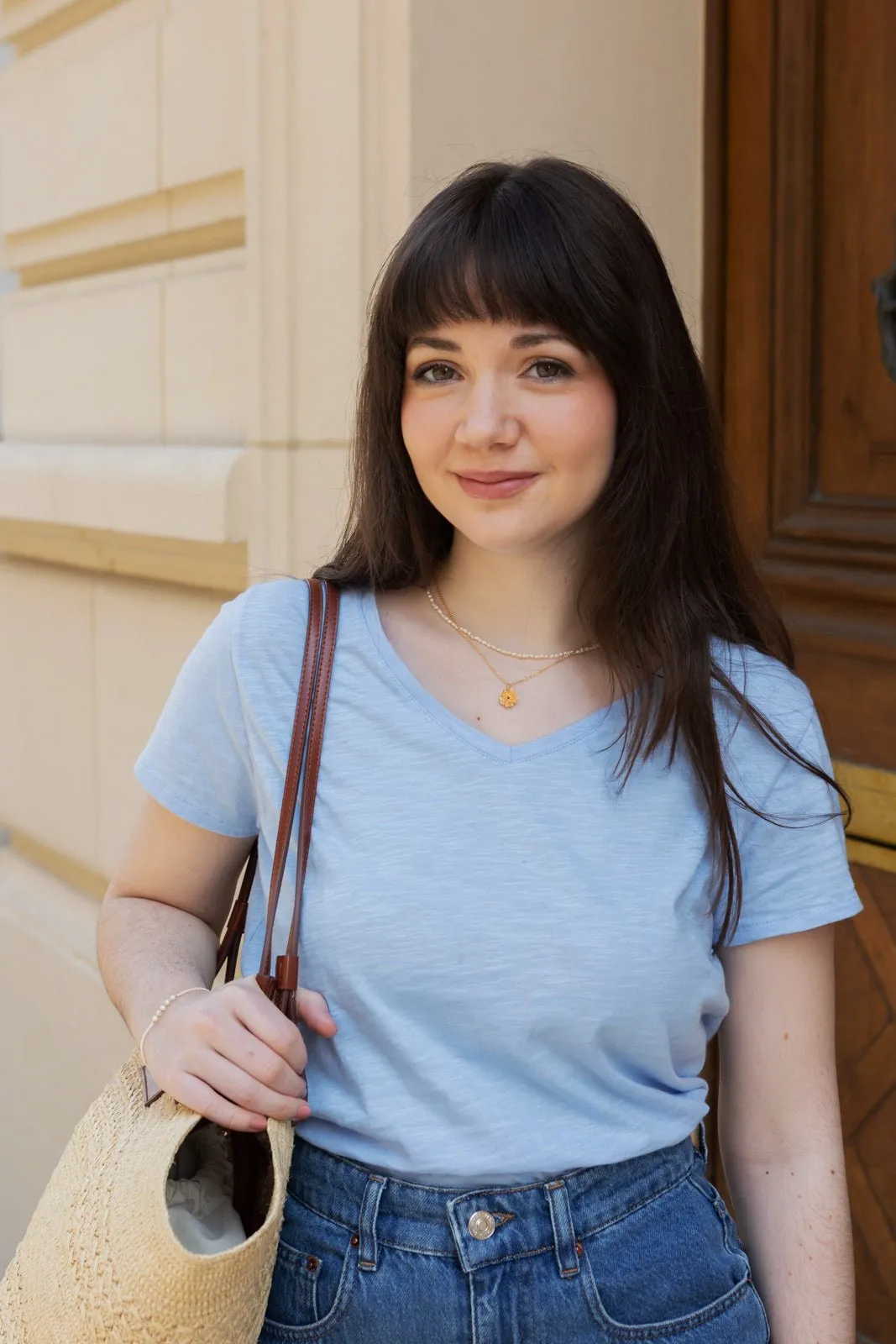 Tee-shirt Simone - bleu ciel