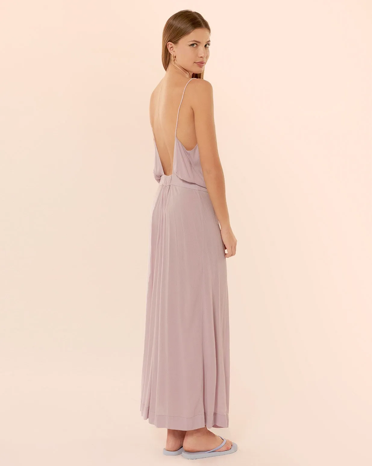 Robe Longue Faustina Rose Candy – Karma Koma