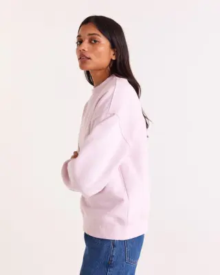 Sweat-shirt Virgile rose clair — photo 4