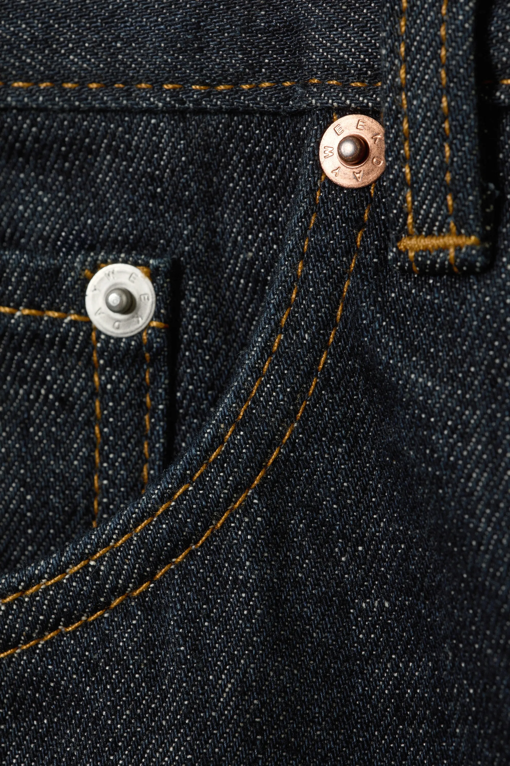 Jean bootcut décontracté taille mi-haute Mercury - Blue Rinse – Bleu foncé