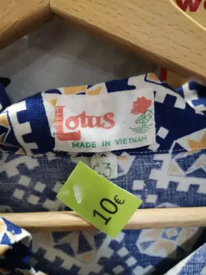 Chemise à motifs géométriques Lotus — photo 3