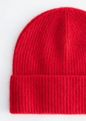 Bonnet en cachemire - Rouge — photo 2
