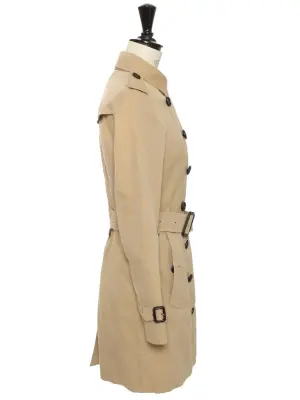 Trench ceinturé The Sandringham beige boutons noir Prix Boutique 1900€ Taille XS — photo 4