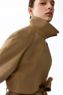Trench-coat court - Beige — photo 3