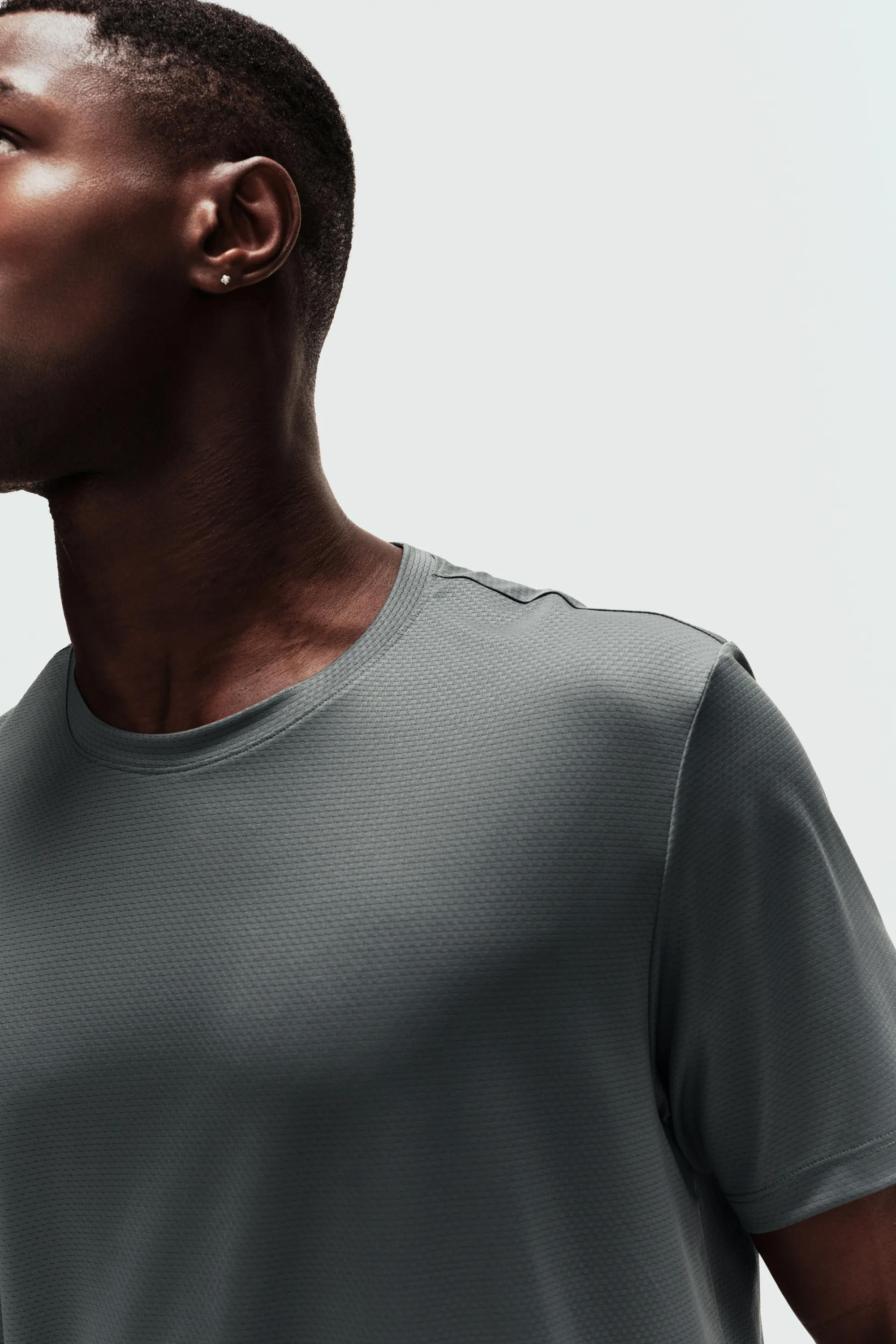 T-shirt de sport en mesh DryMove™ - Bleu canard
