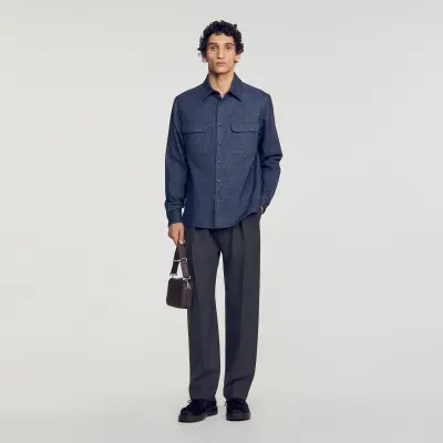 Chemise en flanelle de coton