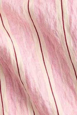 Chemise en crêpe - Rose/rayé — photo 3