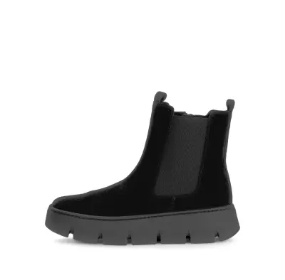Bottines Gabor 73.742.17 Noires - Cuir Grande Pointure Femme — photo 2