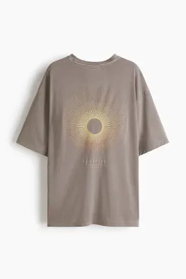 T-shirt de sport boxy Loose Fit DryMove™ - Gris/Solstice — photo 4