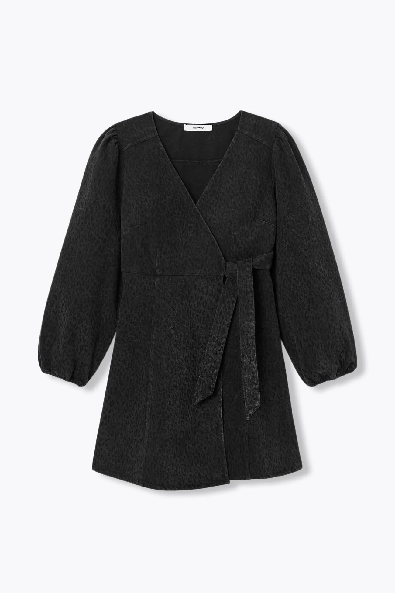 Robe portefeuille léopard