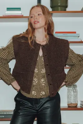 Cardigan sans manches Femme — photo 2