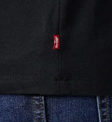 LEVIS TEE SHIRT BIG GRAPHIC Noir — photo 4