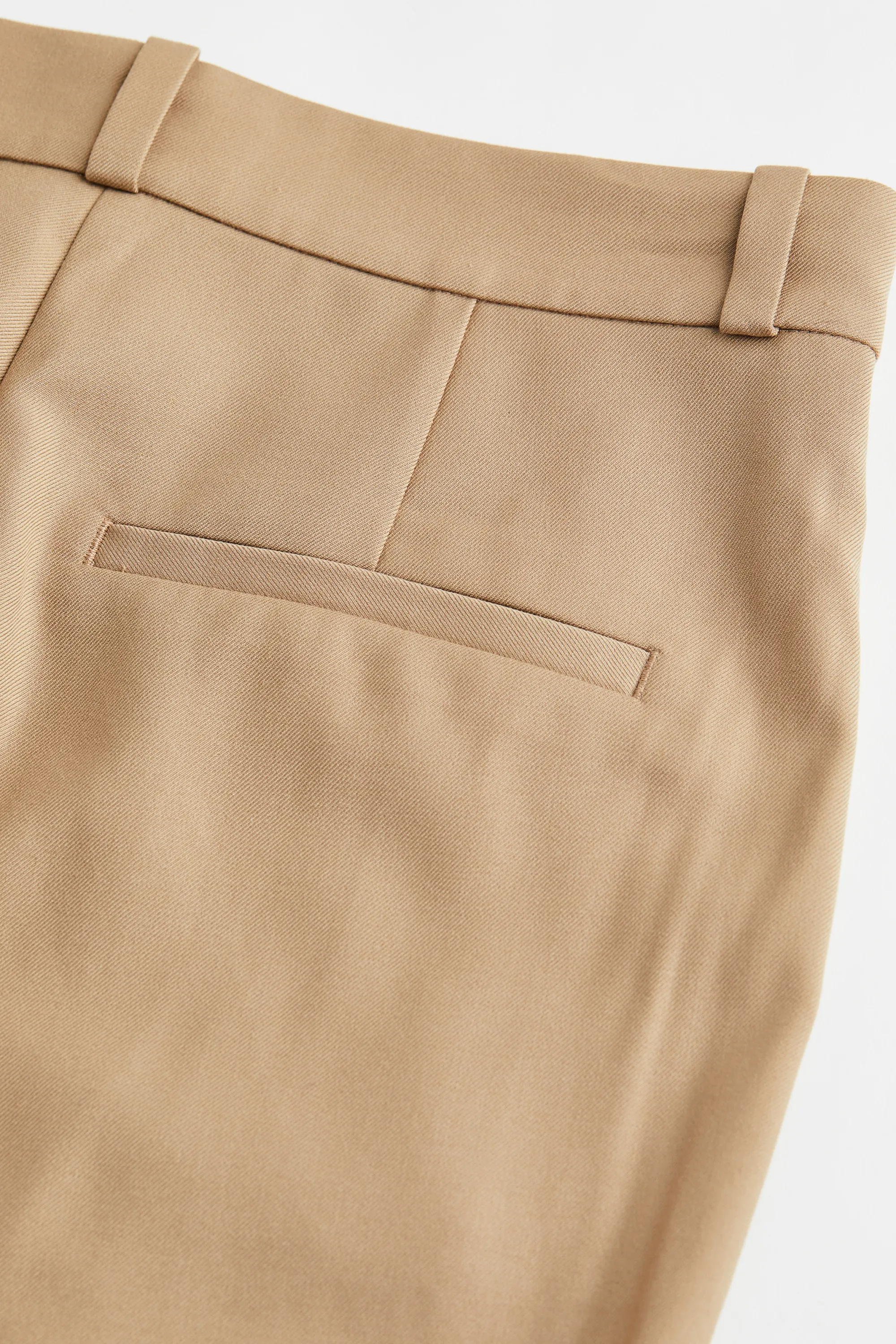 Pantalon chic avec jambes évasées - Beige