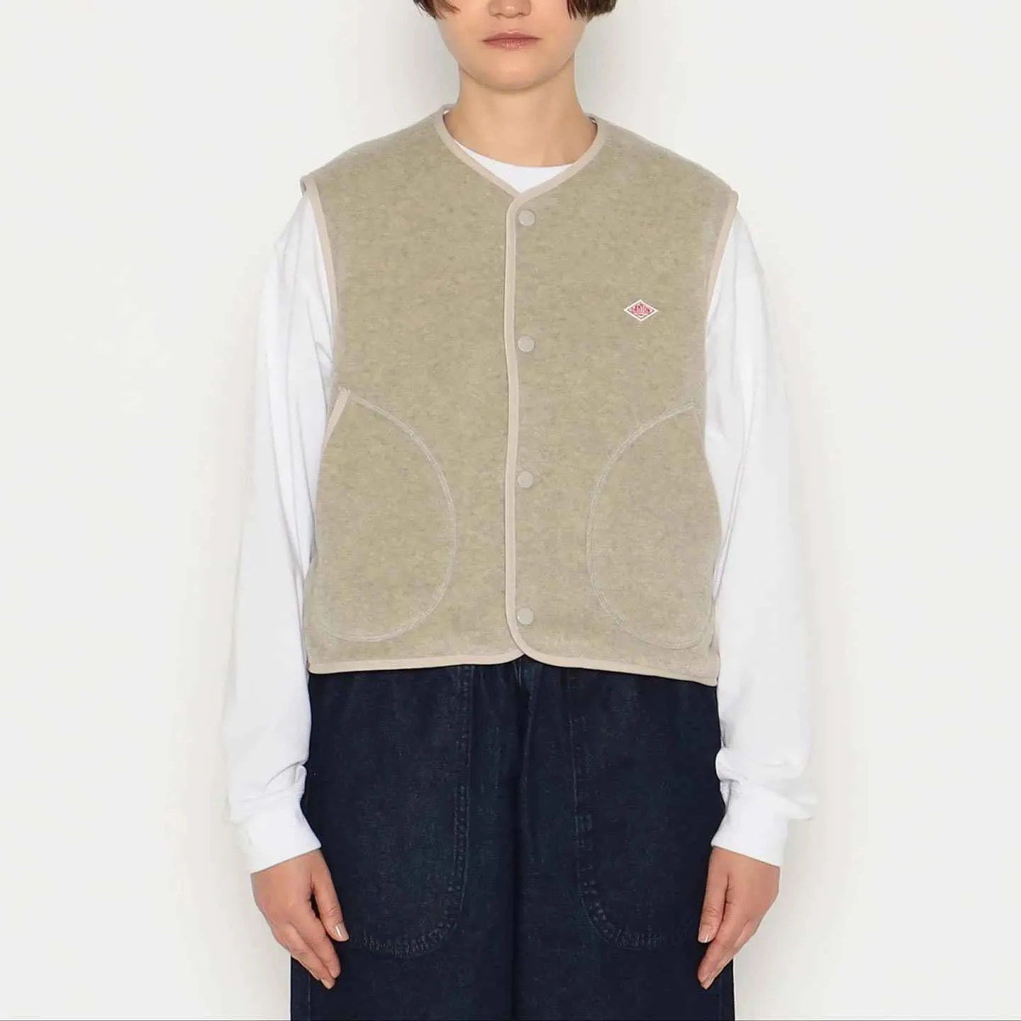Gilet polaire sans manche Danton - Marble