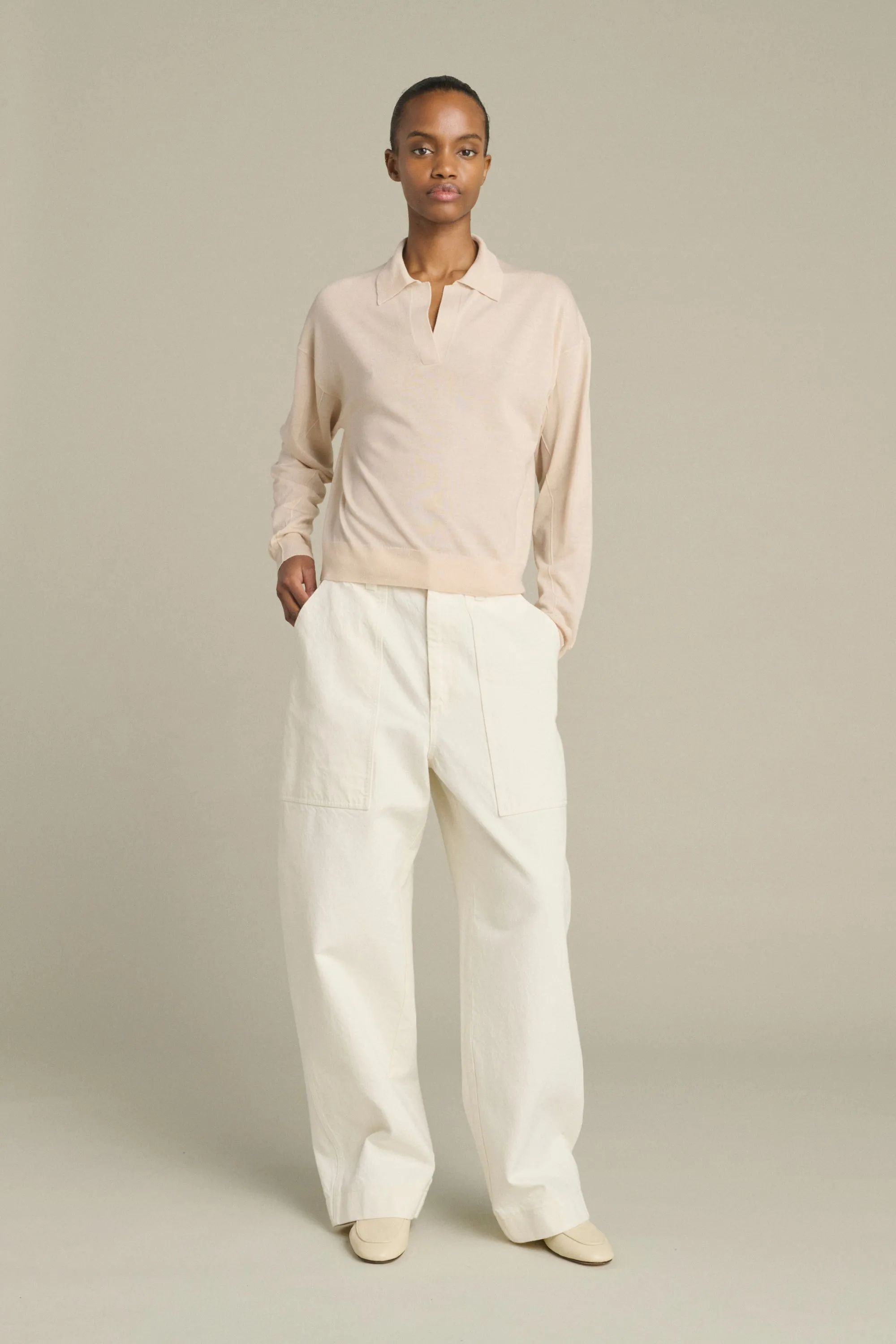 PULL FLEMING ROSE POUDRÉ