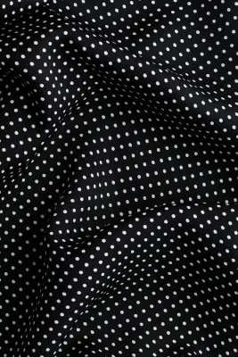 Slip skirt en viscose - Noir/pois blancs — photo 4