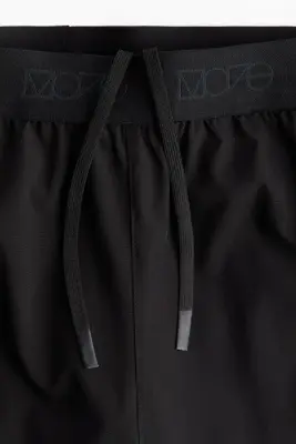 Short de sport 2-en-1 à jambes longues DryMove™ - Noir — photo 1