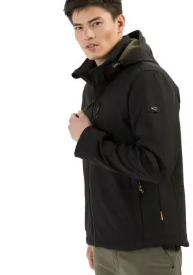 CAMEL ACTIVE PARKA SOFTCHELL Noir — photo 5