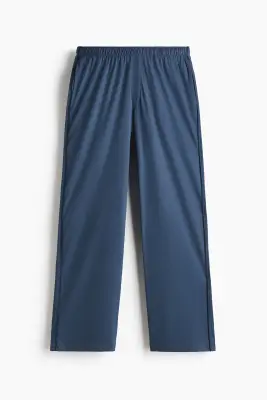 Chemise et pantalon de pyjama en coton - Bleu — photo 1