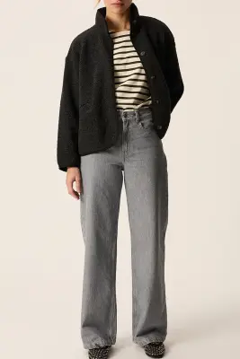 Veste maille Zlavina Anthracite — photo 1