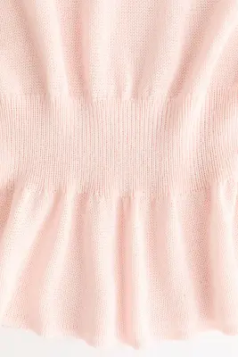 Top en maille avec encolure bateau - Rose clair — photo 2