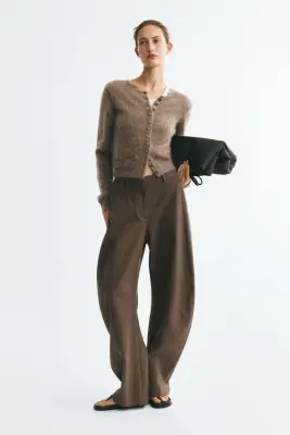 Gilet en laine - Taupe — photo 2