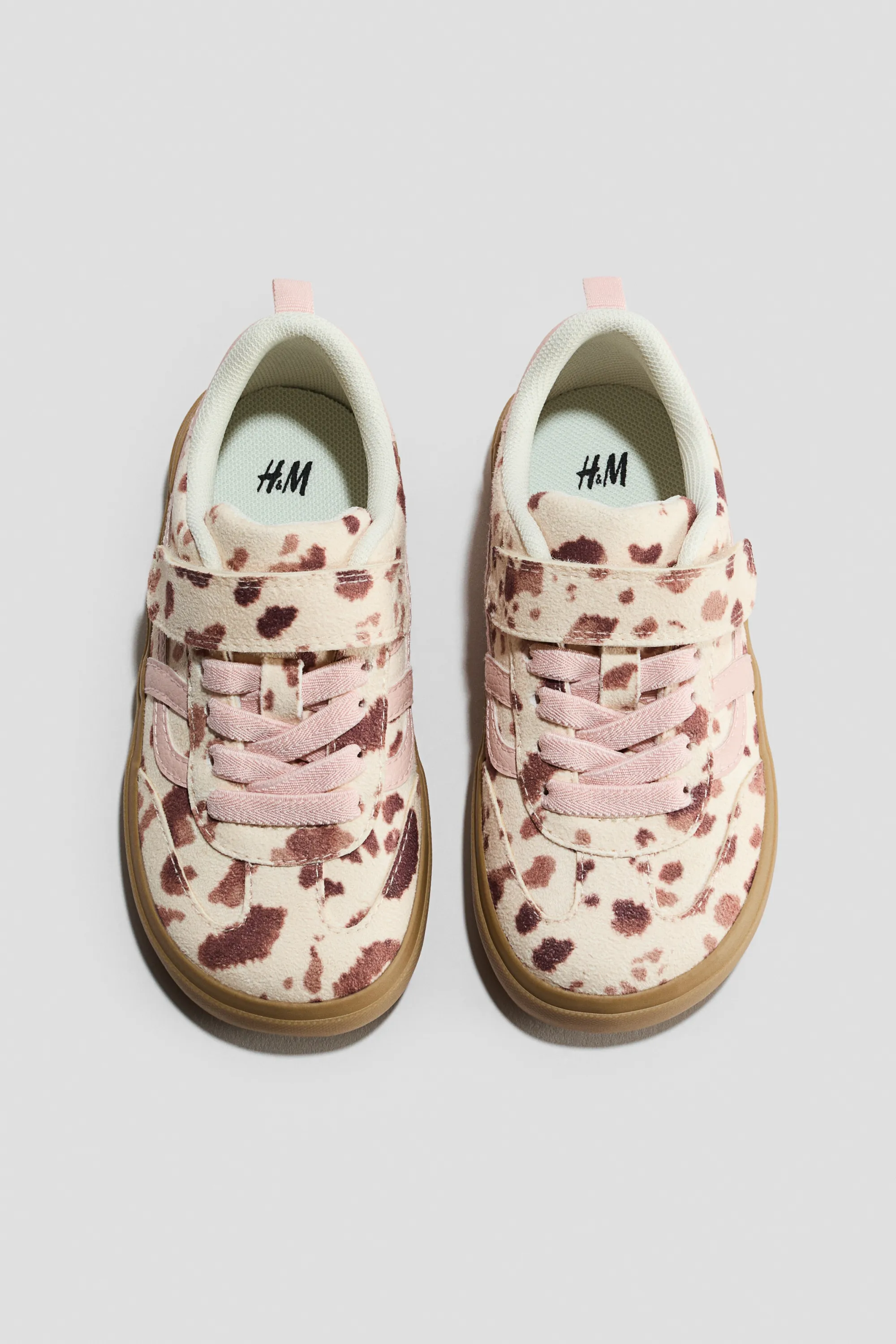 Sneakers barefoot - Beige clair/pois
